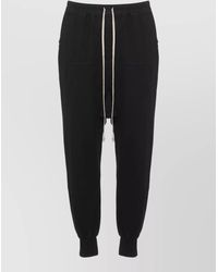 Rick Owens - Cotton Straight-Leg Track Pants - Lyst