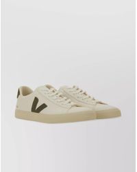Veja - Low-Top Round Toe Rubber Sole Sneakers - Lyst