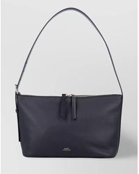 A.P.C. - Vera Grained Leather Shoulder Bag - Lyst