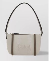 Chloé - Carry Canvas Shoulder Bag - Lyst