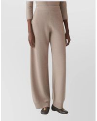 Fabiana Filippi - Fine-Knit Wide-Leg Wool-Blend Lounge Trousers - Lyst