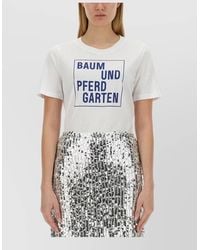 Baum und Pferdgarten - Crew Neck Graphic Print Short Sleeve T-Shirt - Lyst