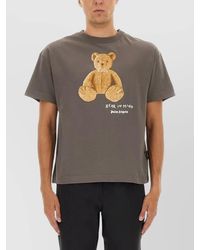 Palm Angels - Teddy Bear Graphic Relaxed Fit T-Shirt - Lyst