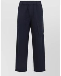 C.P. Company - Cp Company Straight Leg Cotton Cargo Trousers - Lyst