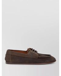 Dolce & Gabbana - Leather Boat Shoes - Lyst