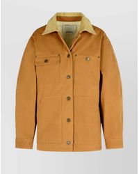 Isabel Marant - Ninon' Cotton Cognac Jacket - Lyst