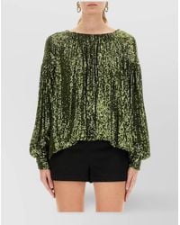 Rabanne - Sequin Blouse - Lyst