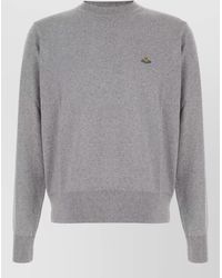 Vivienne Westwood - Cashmere-Blend Ribbed Crew-Neck Sweater - Lyst