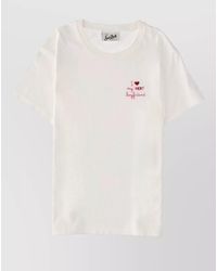 MC2 Saint Barth - Crew Neck Cotton T Shirt Graphic Print - Lyst