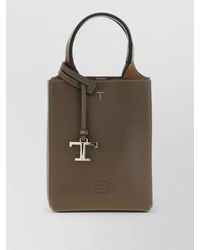 Tod's - Micro T Tote Bag Top Handle Strap - Lyst