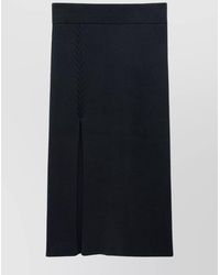 Filippa K - Knit Asymmetrical Skirt Front Slit - Lyst
