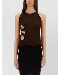 Selia Richwood - Lily Halterneck Cut Out Tie Back Top - Lyst