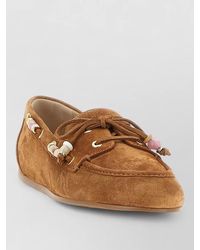 Stuart Weitzman - Leather Majorca Tinsley Boat Shoes - Lyst