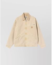 Carhartt - Detroit Jacket Collared Design Side Pockets Chest Pocket - Lyst