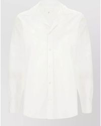 Maison Margiela - Poplin Shirt Long Sleeves Straight Fit - Lyst