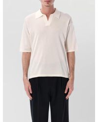 Roberto Collina - Cotton Crepe Relaxed-Fit Short-Sleeve Polo Shirt - Lyst