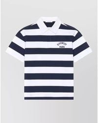 Givenchy - Striped Polo Shirt Short Sleeves Collar - Lyst