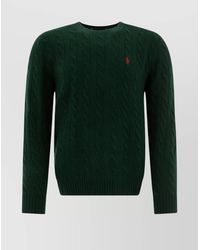 Polo Ralph Lauren - Cashmere Wool Cable-Knit Crewneck Sweater - Lyst