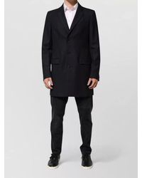 Dolce & Gabbana - Virgin Wool Single-Breasted Coat - Lyst