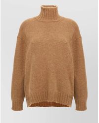 Jil Sander - Alpaca Wool Turtleneck Sweater - Lyst