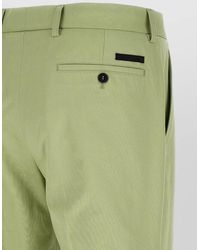 Prada - Cotton Poplin Shorts Tailored Straight Leg - Lyst