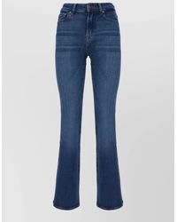 7 For All Mankind - Denim Pants Five Pockets Belt Loops Stitching - Lyst