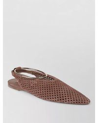 Jil Sander - Ballerina Shoes Flat Sole Metal Ring - Lyst