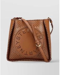 Stella McCartney - Perforated Eco Alter Mat Crossbody Bag - Lyst