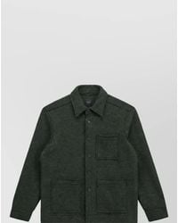 Xacus - Virgin Wool Shirt Jacket - Lyst