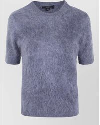 SEVENTY VENEZIA - Cashmere Brushed Short-Sleeve Crewneck Sweatshirt - Lyst