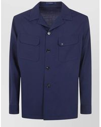 Tagliatore - Tempest Jacket Chest Pockets Long Sleeves - Lyst