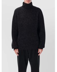 Lemaire - Yak Alpaca High Neck Sweater - Lyst