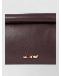 Jacquemus - Le Rond Carré Leather Shoulder Bag - Lyst