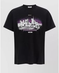 Moschino - Milanhattan Graphic Cotton T-Shirt - Lyst