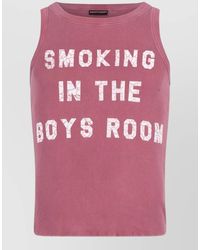 DSquared² - Rib Knit Sleeveless Crew Neck Top - Lyst