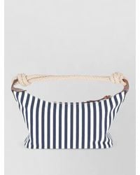 Miu Miu - Na Embroidered Canvas Shoulder Bag - Lyst