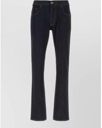 Prada - Stretch Denim Jeans Belt Loops Five Pockets - Lyst