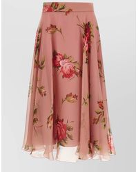 Dolce & Gabbana - Bouquet Rose Skirt - Lyst