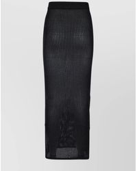 Tommy Hilfiger - Mesh Sheer Elastic Waistband Skirt - Lyst