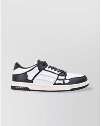 Amiri - Low Top Leather Sneakers With Perforated Upper - Lyst