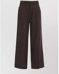 P.A.R.O.S.H. - Straight Leg Poplin Trousers - Lyst