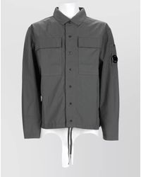 C.P. Company - Cotton Single-Breasted Coat - Lyst