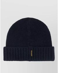 Moorer - Cashmere Beanie Hat Featuring Ribbed Cuff - Lyst