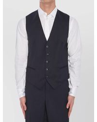 Tagliatore - Virgin Wool V-Neck Vest - Lyst