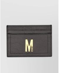 Moschino - Leather Card Holder - Lyst