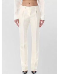Balenciaga - Silk Wool Slim-Fit Tailored Trousers - Lyst