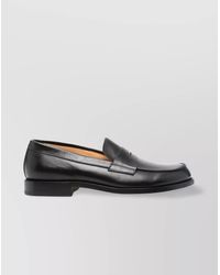 Premiata - Round Toe Penny Loafers With Stacked Heel - Lyst