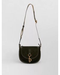 Burberry - B Clip Mini Leather Crossbody Bag - Lyst