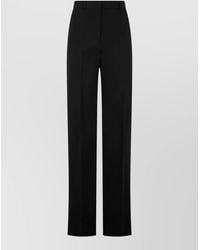 Max Mara - High Waist Wide Leg Tailored Trousers - Lyst
