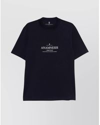 Brunello Cucinelli - Cotton Crew Neck T-Shirt With Graphic Print - Lyst